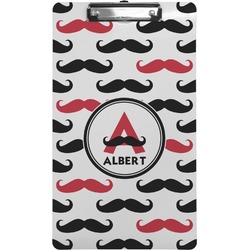 Mustache Print Clipboard (Legal Size) (Personalized)