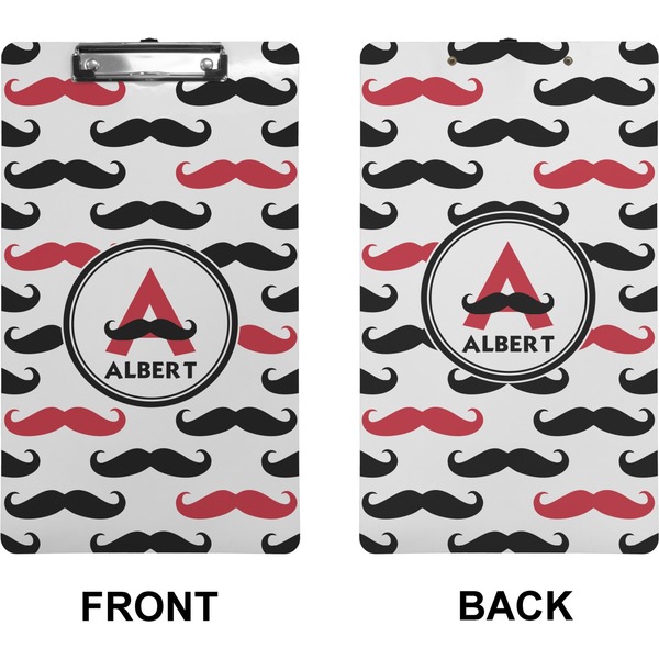 Mustache Print Clipboard (Legal) (Front + Back)
