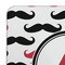 Mustache Print Coaster Set - DETAIL