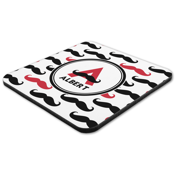 Mustache Print Coaster Set - FLAT (one)