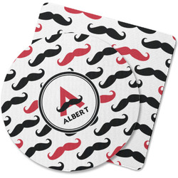 Mustache Print Rubber Backed Coaster (Personalized)