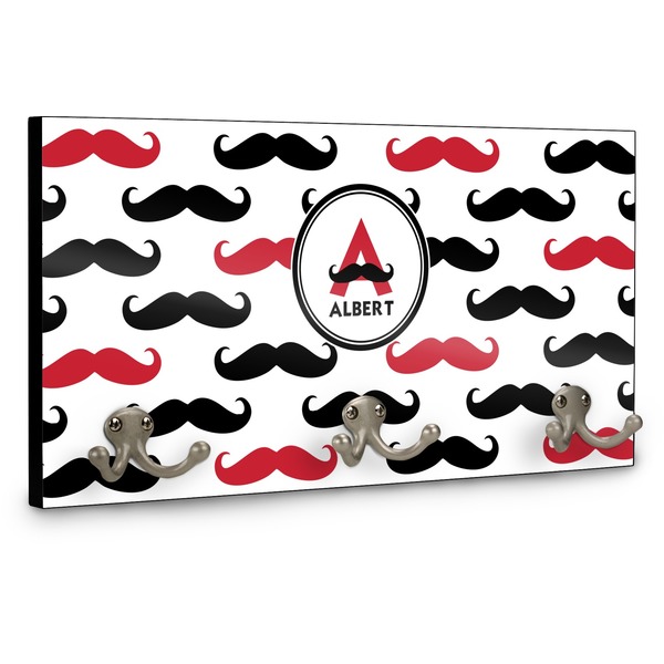 Mustache Print Coat Hanger Main