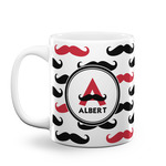 Mustache Print Coffee Mug (Personalized)