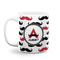 Mustache Print Coffee Mug (Personalized)