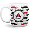 Mustache Print Coffee Mug - 20 oz - White