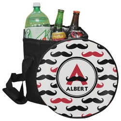 Mustache Print Collapsible Cooler & Seat (Personalized)