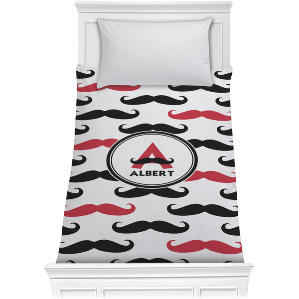 Mustache Print Comforter (Twin)