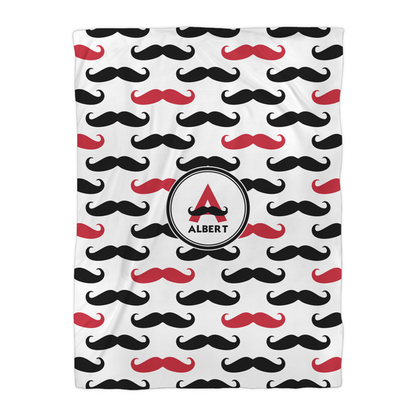 Mustache Print Comforter - Twin XL - Front