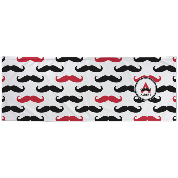 Mustache Print Cooling Towel- Approval
