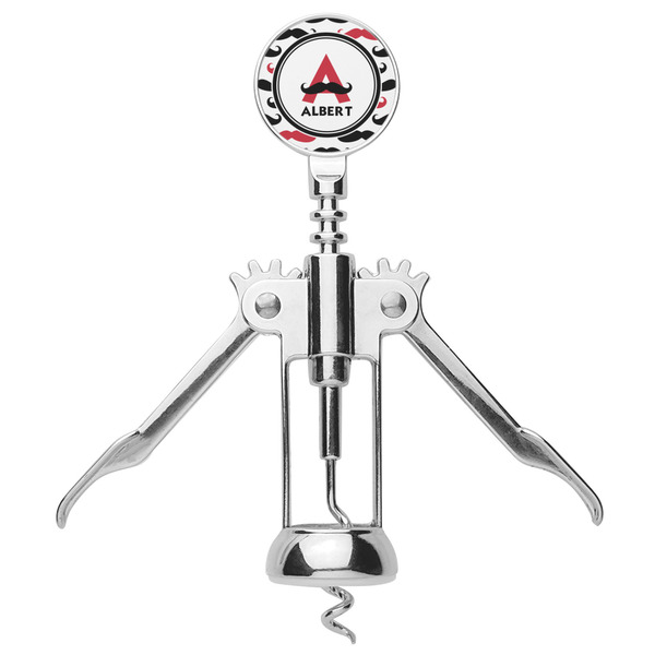 Mustache Print Corkscrew - Alt