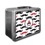 Mustache Print Lunch Box (Personalized)
