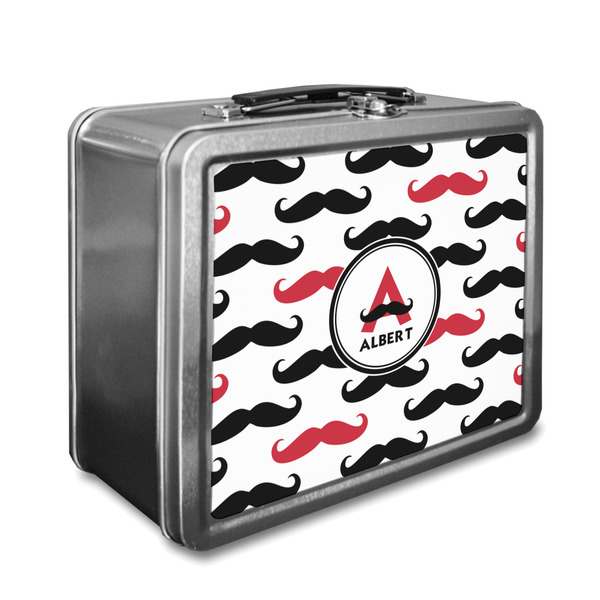 Custom Mustache Print Lunch Box (Personalized)