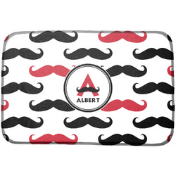 Mustache Print Dish Drying Mat (Personalized)