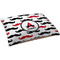 Mustache Print Dog Bed - Large