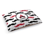 Mustache Print Dog Bed - Medium w/ Name and Initial