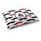Mustache Print Dog Bed - Medium w/ Name and Initial