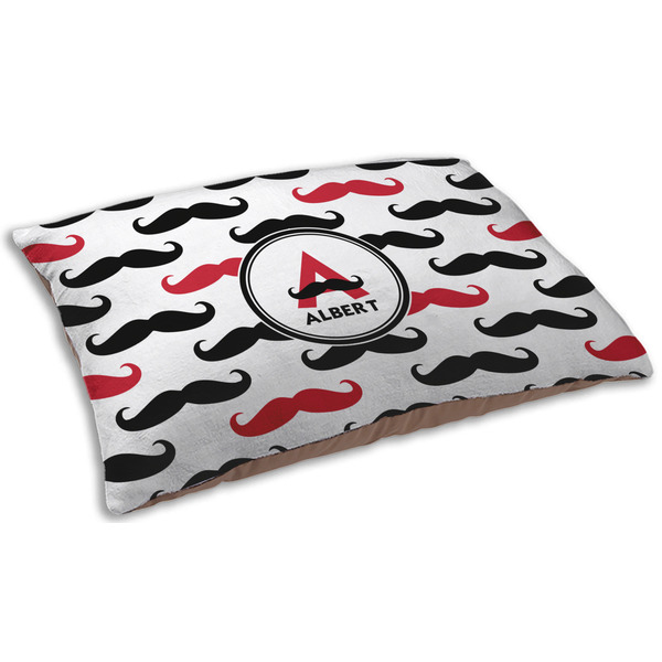 Mustache Print Dog Beds - SMALL