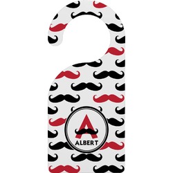 Mustache Print Door Hanger (Personalized)