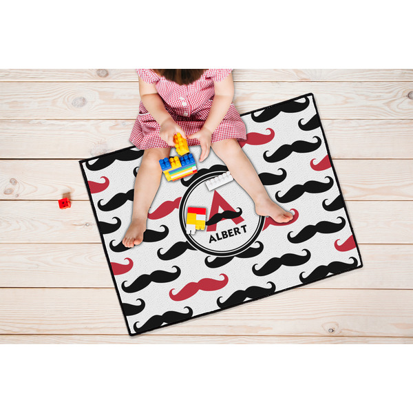 Mustache Print Door Mats - LIFESTYLE kid