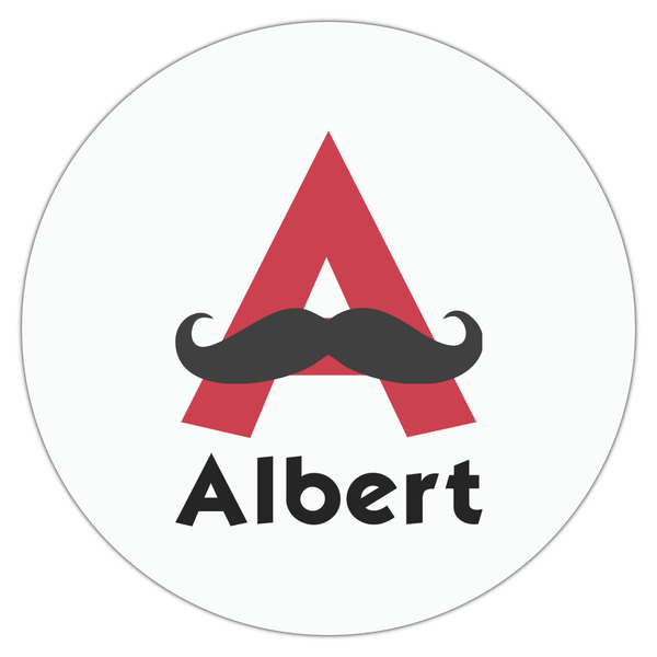 Mustache Print Drink Topper - XLarge - Single