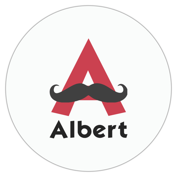 Mustache Print Drink Topper - XSmall - Single