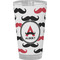 Mustache Print Pint Glass - Full Color - Front View