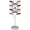 Mustache Print Lamp with Drum Shade (Personalized)