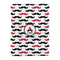 Mustache Print Duvet Cover - Twin XL - Front