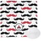 Mustache Print Wash Cloth with soap