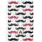 Mustache Print Finger Tip Towel - Full View