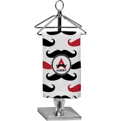 Mustache Print Finger Tip Towel - Full Print (Personalized)