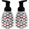 Mustache Print Foam Soap Bottle (Front & Back)