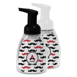 Mustache Print Foam Soap Bottle (Personalized)