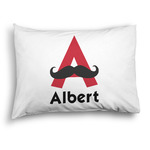 Mustache Print Pillow Case - Standard - Graphic (Personalized)