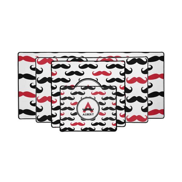 Mustache Print Gaming Mats - PARENT/MAIN