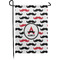 Mustache Print Garden Flag & Garden Pole