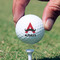 Mustache Print Golf Ball - Branded - Hand