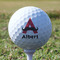Mustache Print Golf Ball - Branded - Tee