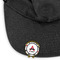 Mustache Print Golf Ball Marker Hat Clip - Main - GOLD