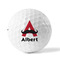 Mustache Print Golf Balls - Titleist - Set of 12 - FRONT
