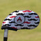 Mustache Print Golf Club Cover - Front