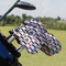 Mustache Print Golf Club Cover - Set of 9 - On Clubs