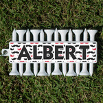 Mustache Print Golf Tees & Ball Markers Set (Personalized)