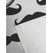 Mustache Print Golf Towel - Detail