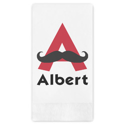 Mustache Print Guest Towels - Full Color (Personalized)