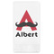 Mustache Print Guest Napkins - Full Color - Embossed Edge (Personalized)