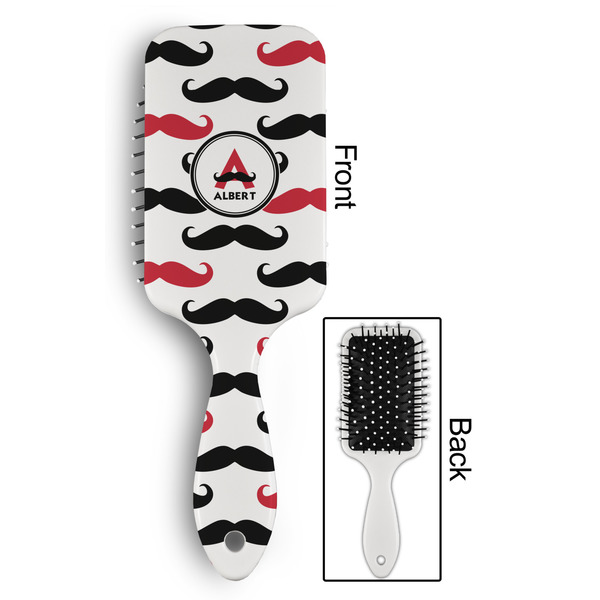 Mustache Print Hair Brush - Approval