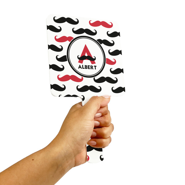 Mustache Print Hand Mirrors - Alt View