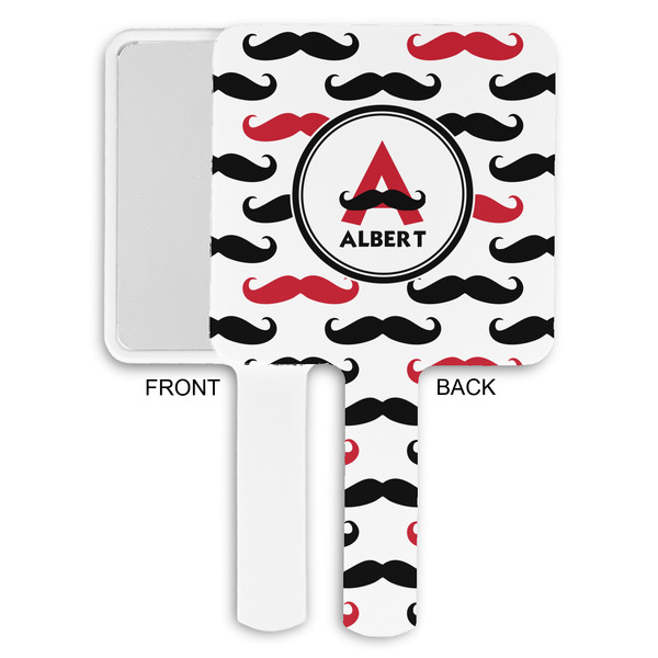 Mustache Print Hand Mirrors - Approval