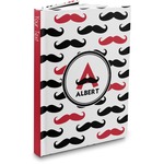 Mustache Print Hardbound Journal - 5.75" x 8" (Personalized)